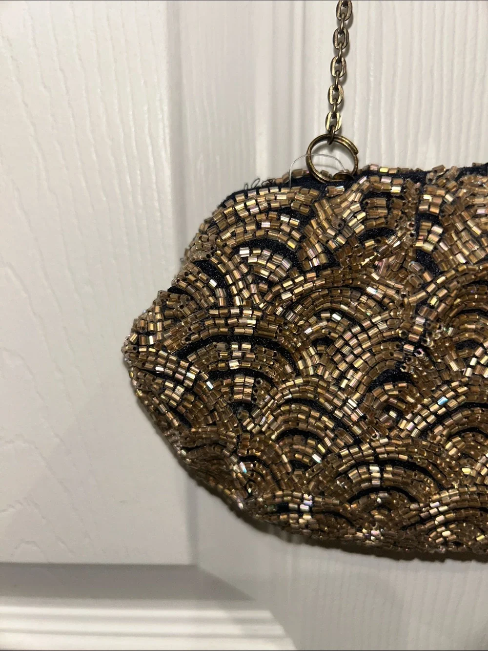 NWOT Anthropologie Miss Albright Beaded Evening Clutch Z314